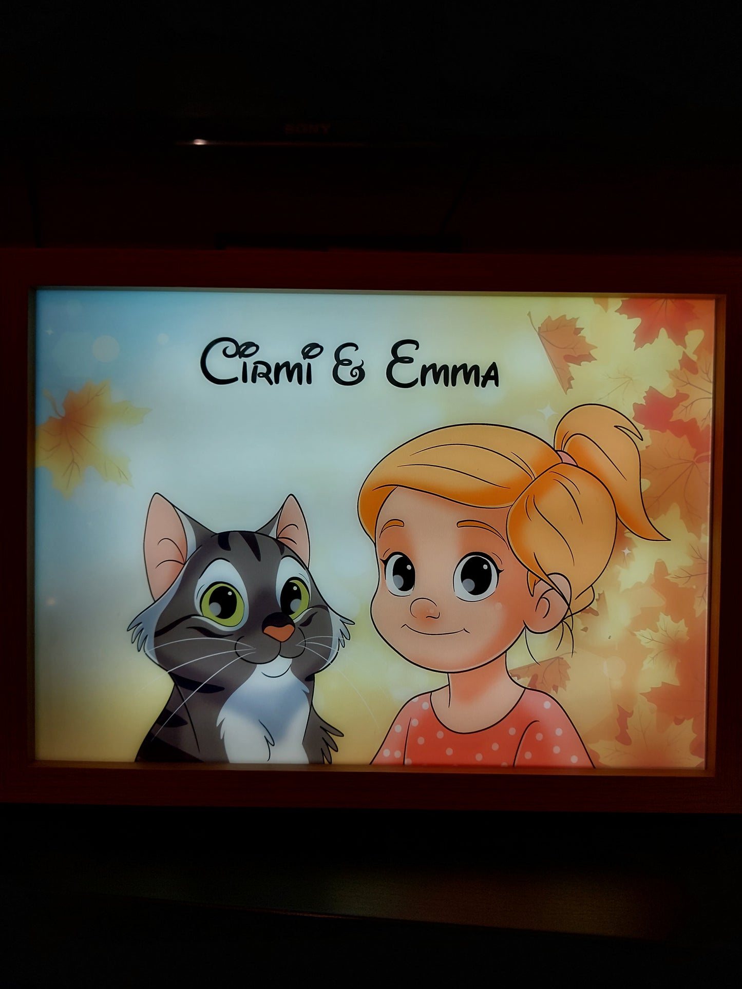 MemoryGlow™ Világító Emlékportré Ajándékcsomag