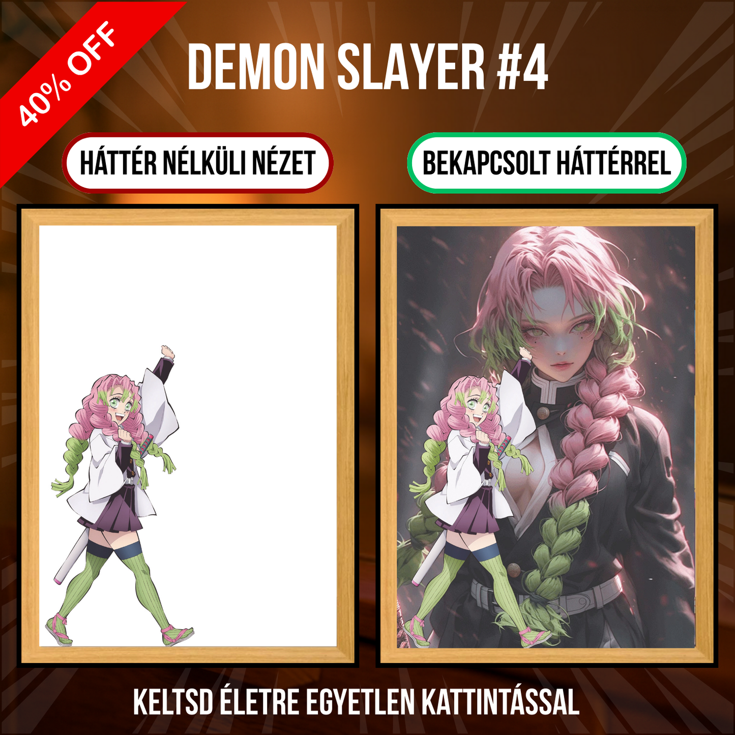 PixAnime™ Luminous Portrait - Demon Slayer series