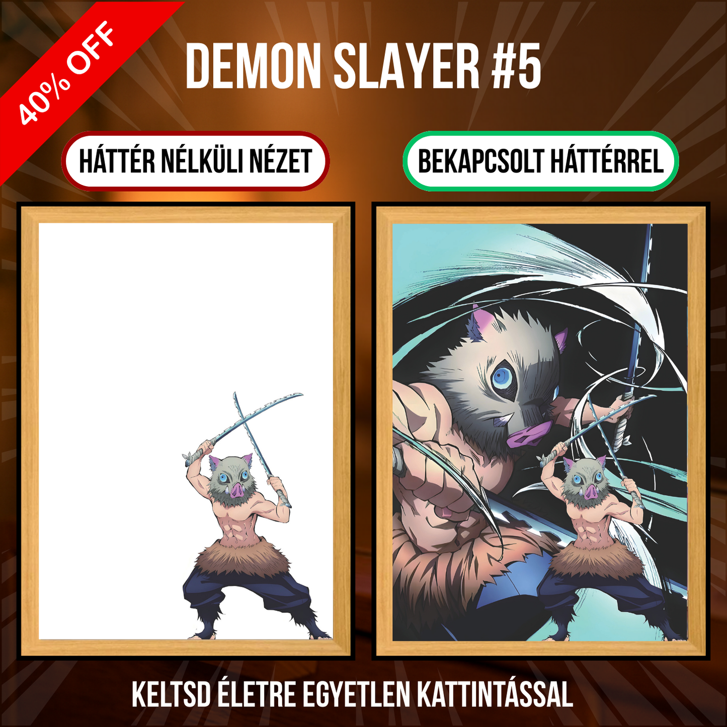 PixAnime™ Luminous Portrait - Demon Slayer series