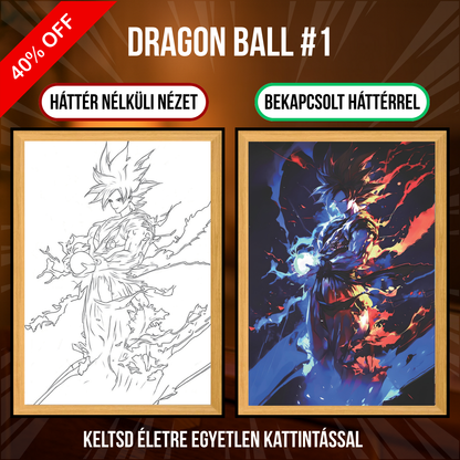 PixAnime™ Leuchtendes Porträt – Dragon Ball-Serie