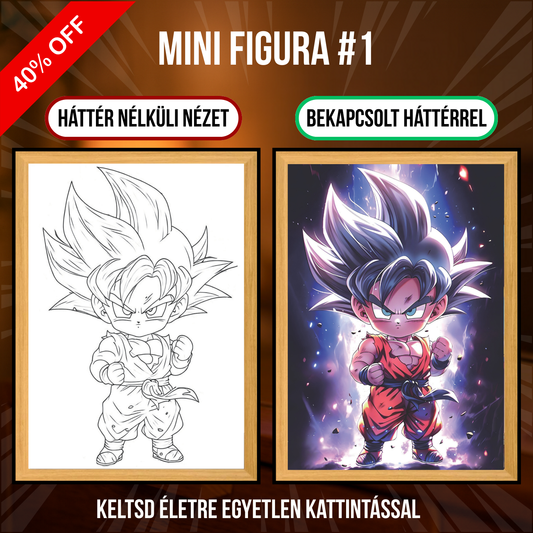 PixAnime™ Világító Portré - Mini Figura sorozat