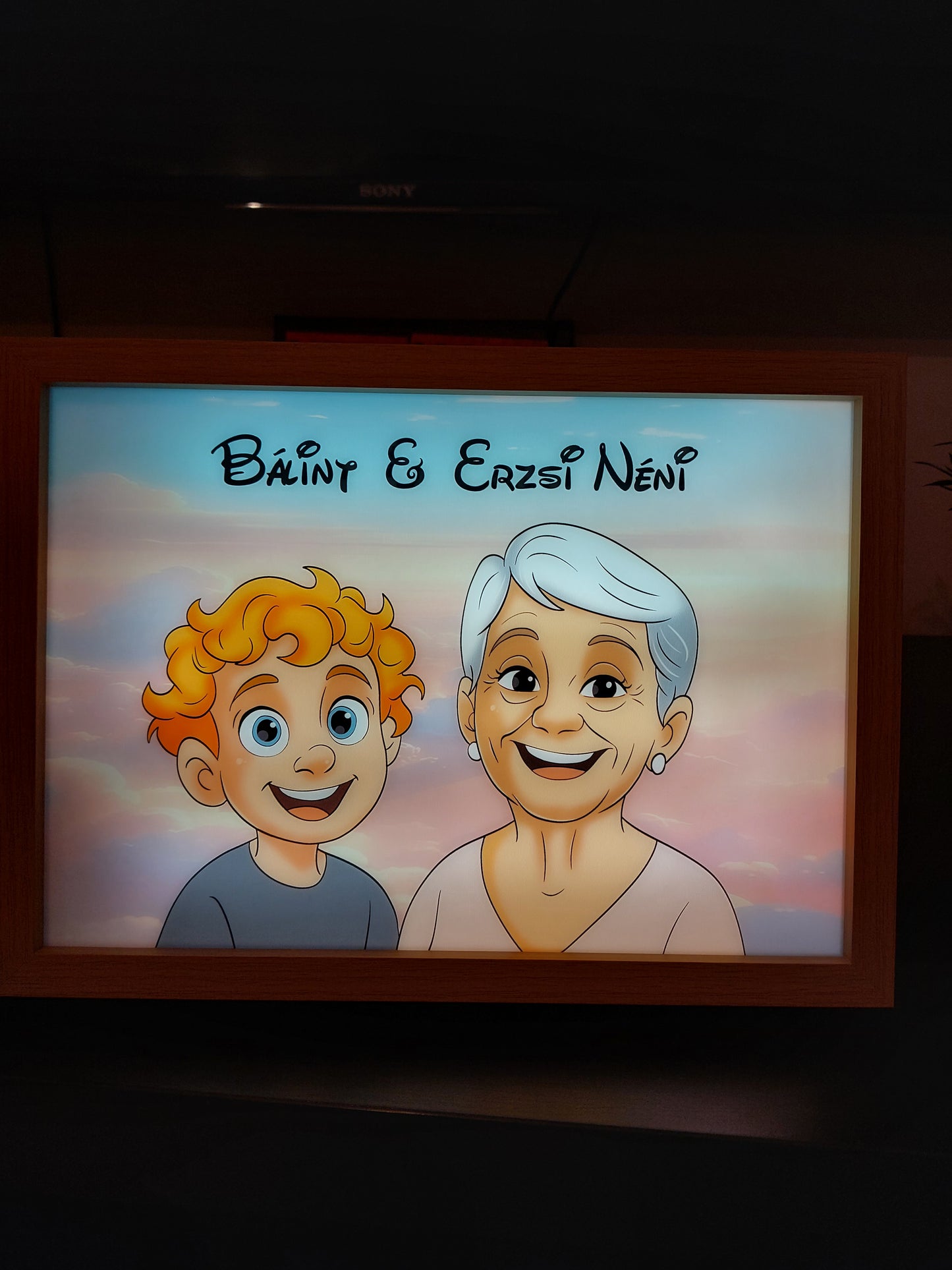 MemoryGlow™ Világító Emlékportré Ajándékcsomag