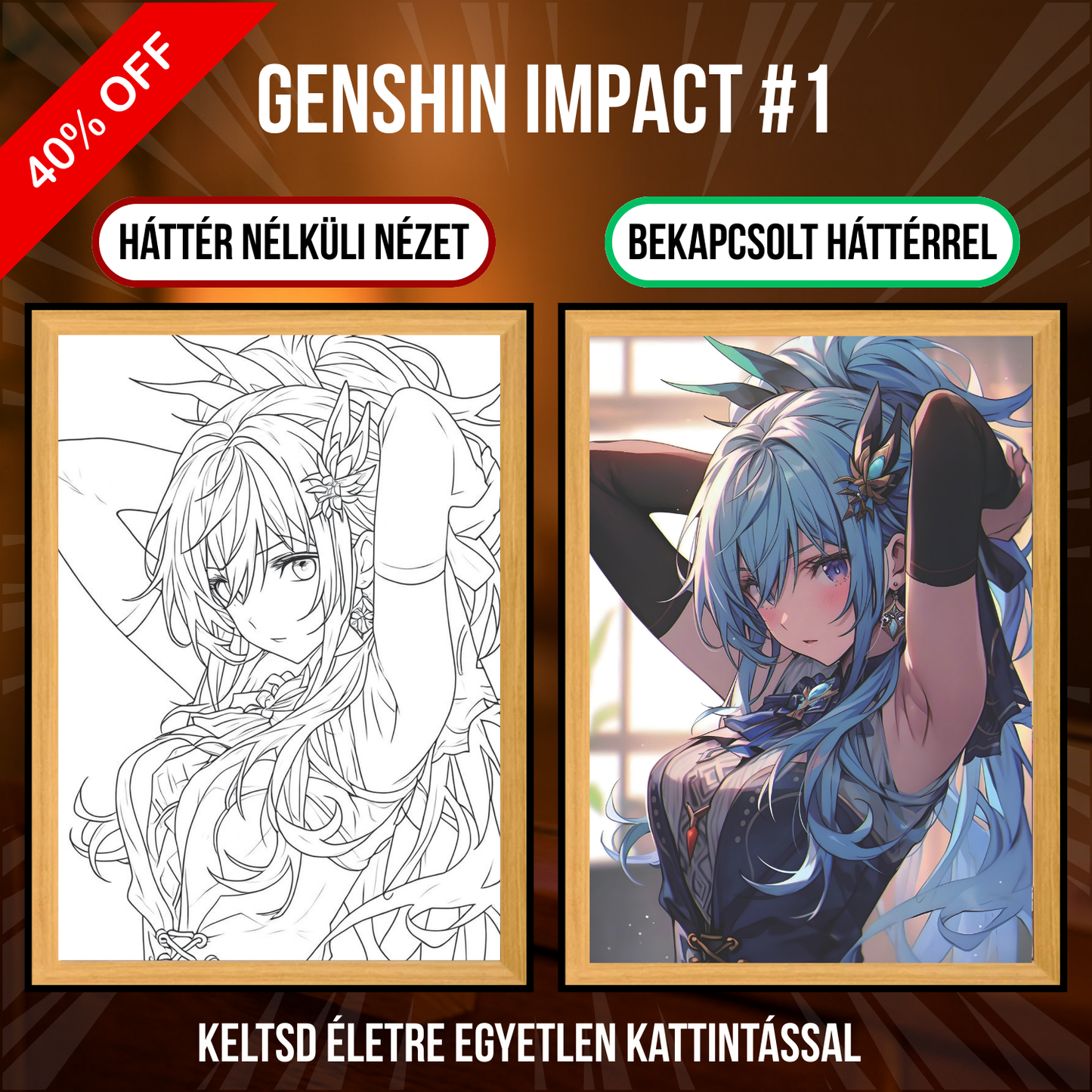 PixAnime™ Luminous Portrait - Genshin Impact Series