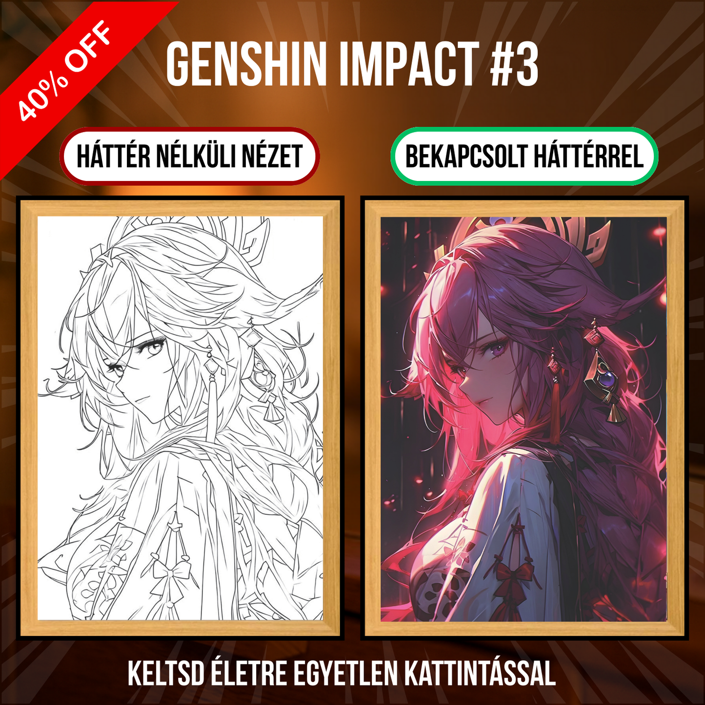 PixAnime™ Luminous Portrait - Genshin Impact Series