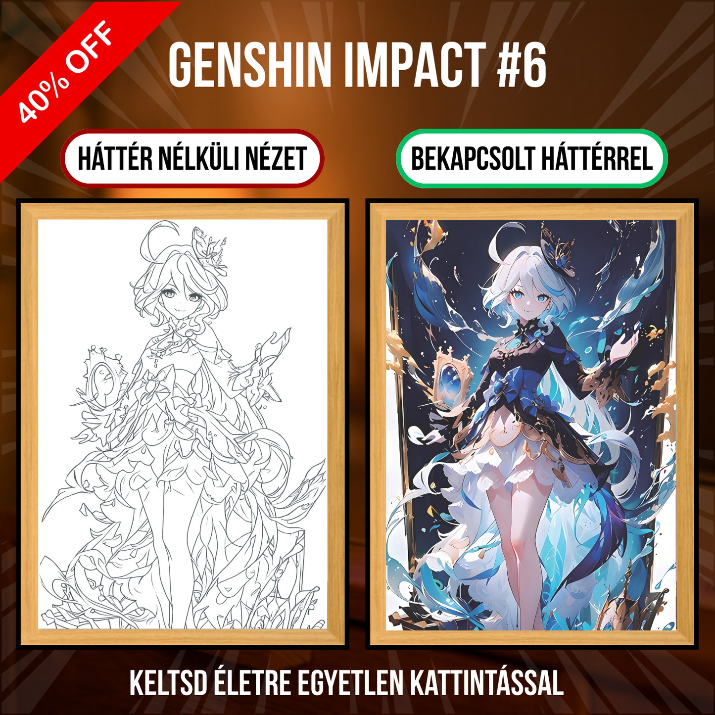PixAnime™ Luminous Portrait - Genshin Impact Series