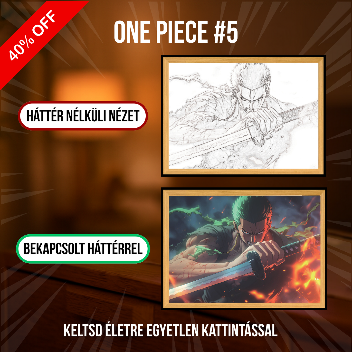 PixAnime™ Luminous Portrait - One Piece series
