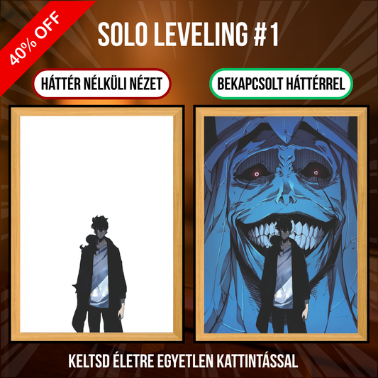 PixAnime™ Világító Portré - Solo Leveling sorozat