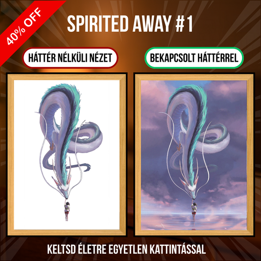 PixAnime™ Világító Portré - Spirited Away sorozat