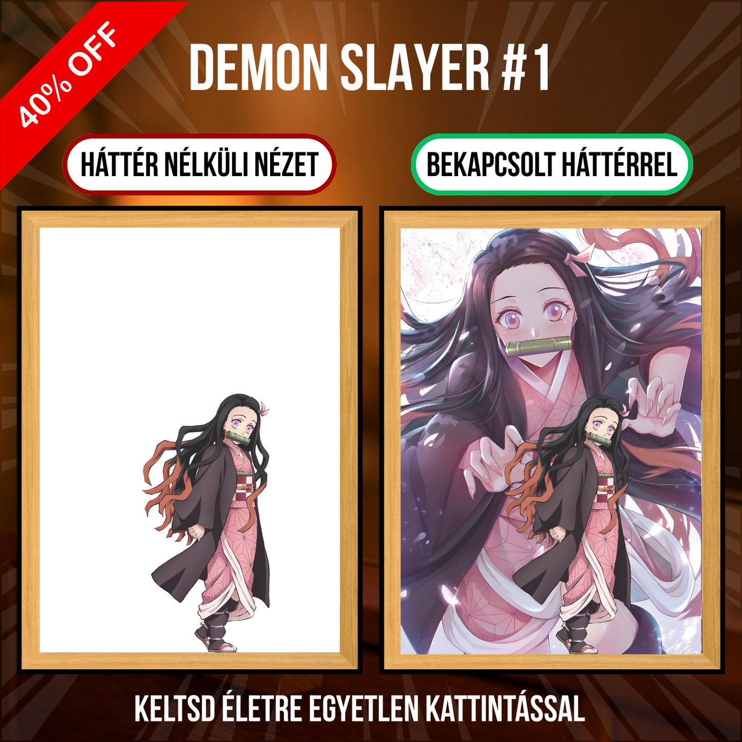 PixAnime™ Luminous Portrait - Demon Slayer series