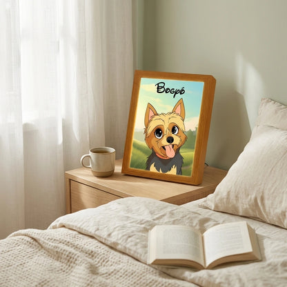 MemoryGlow™ Világító Emlékportré