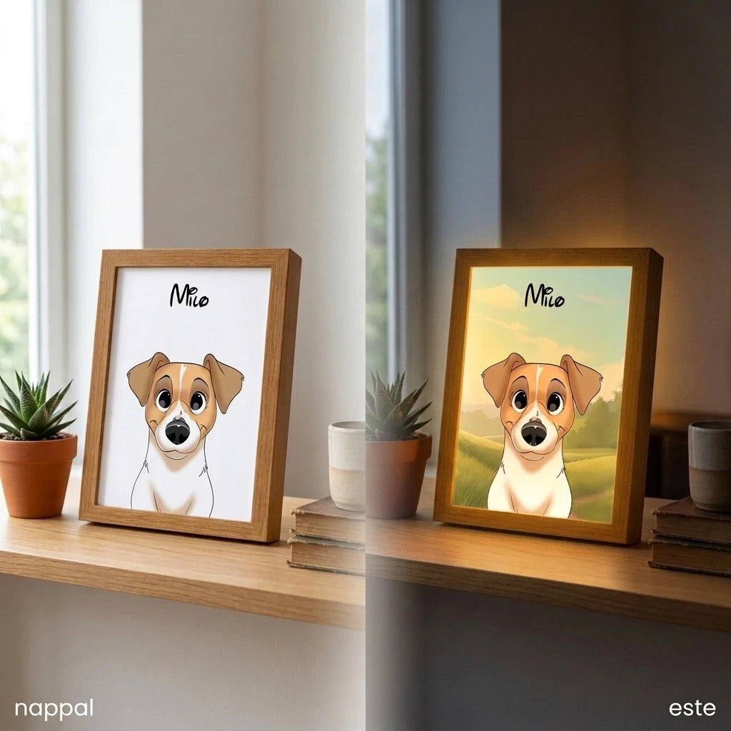 MemoryGlow™ Világító Emlékportré