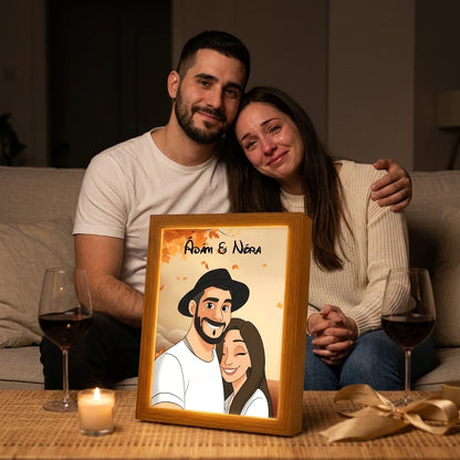 MemoryGlow™ Világító Emlékportré