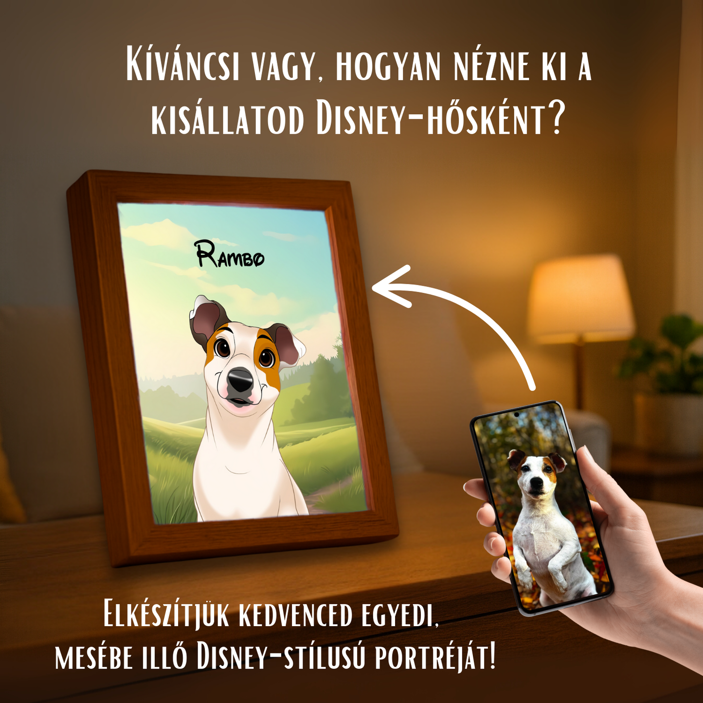 PetGlow™ Világító Kisállatportré Csomag