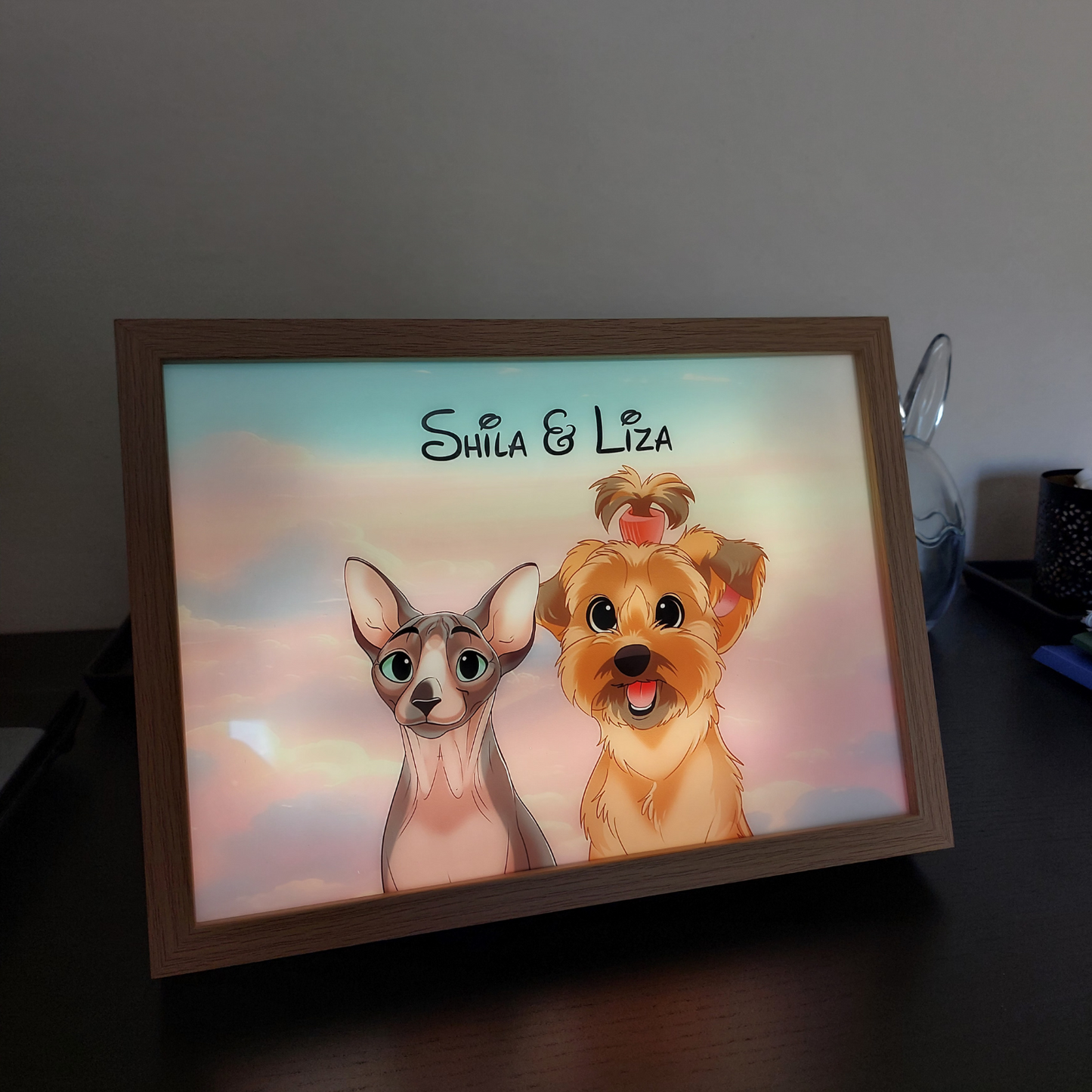 PetGlow™ Világító Kisállatportré Csomag